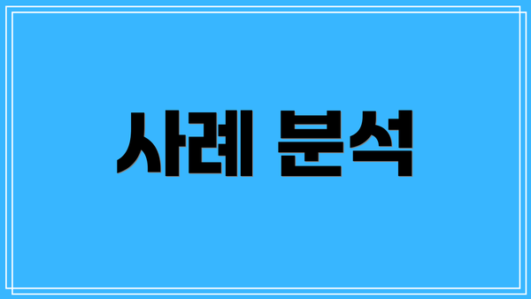 사례 분석